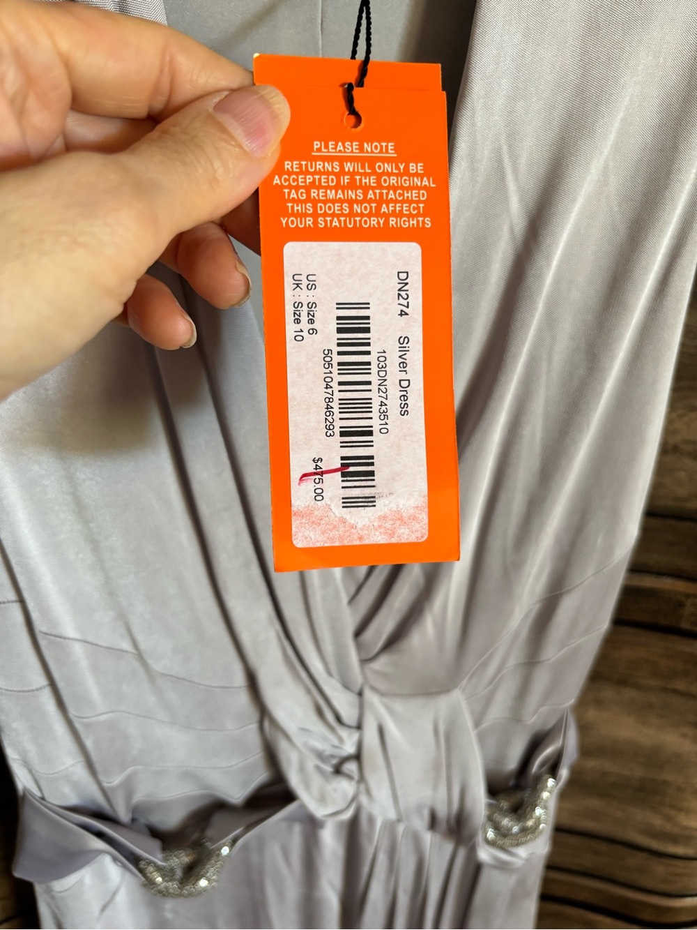 Karen Millen Sleeveless Draped Maxi Dress in Soft Taupe - Picture 3 of 12